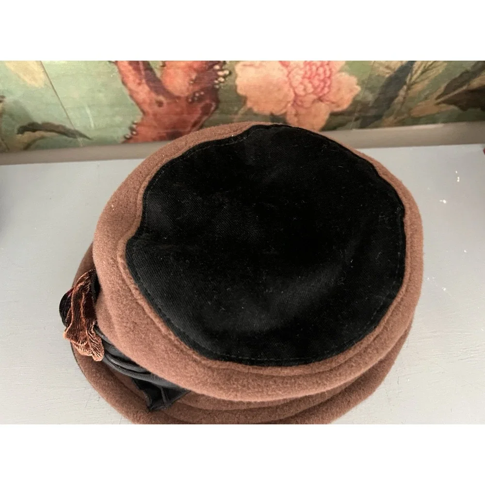Shani 90s Y2K Blossom Slouchy Bucket Cloche Floral Rose Women's XS Hat